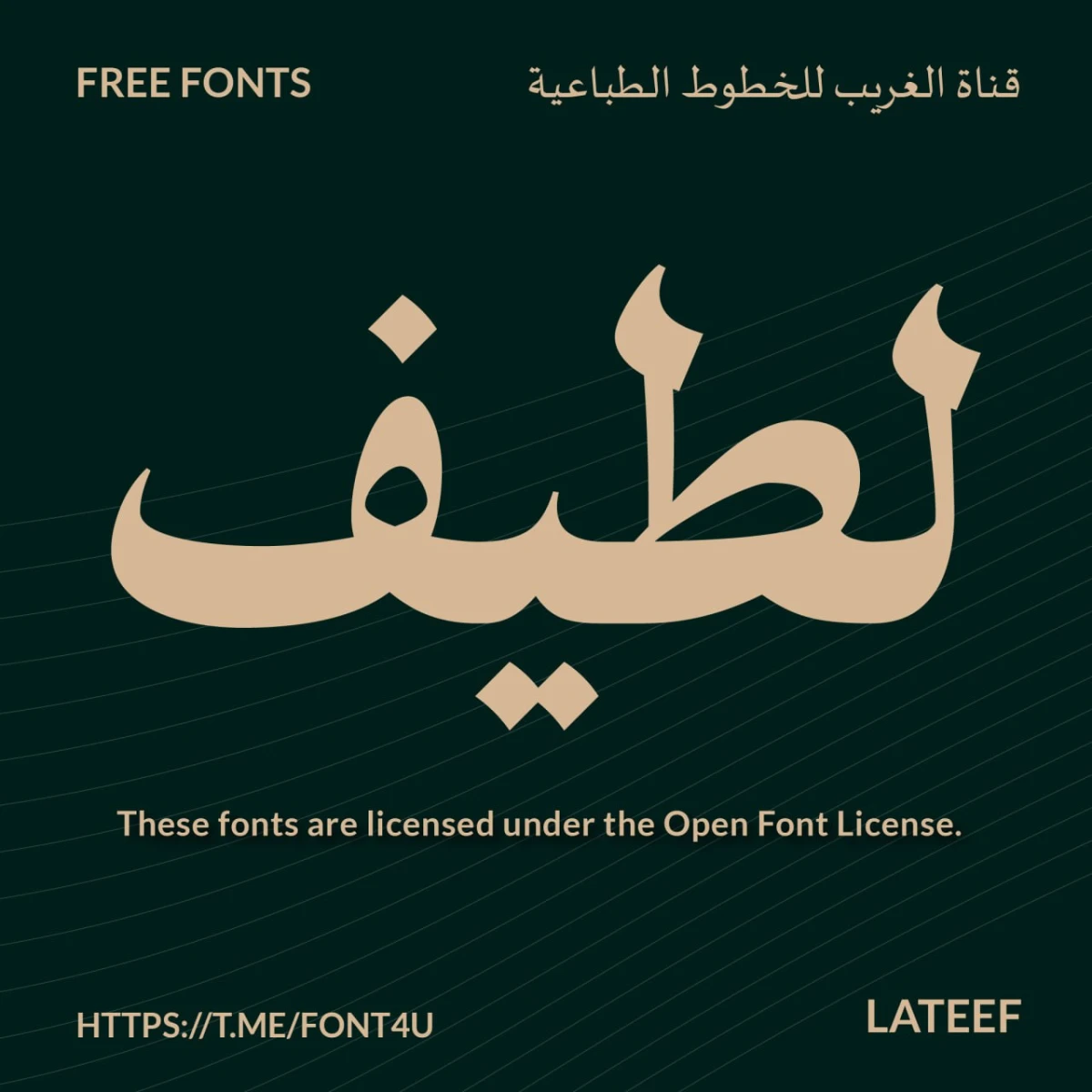 مرجع بصري في خطوط على لمحة