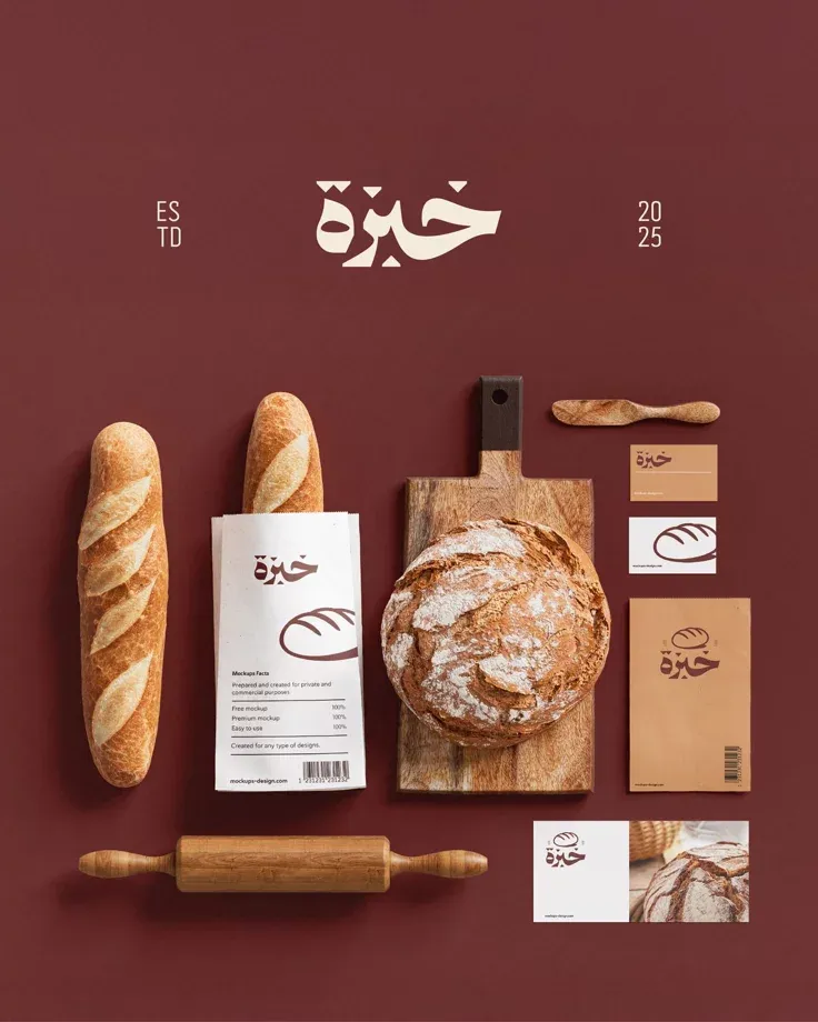 مرجع بصري في هوية بصرية، جرافيك على لمحة