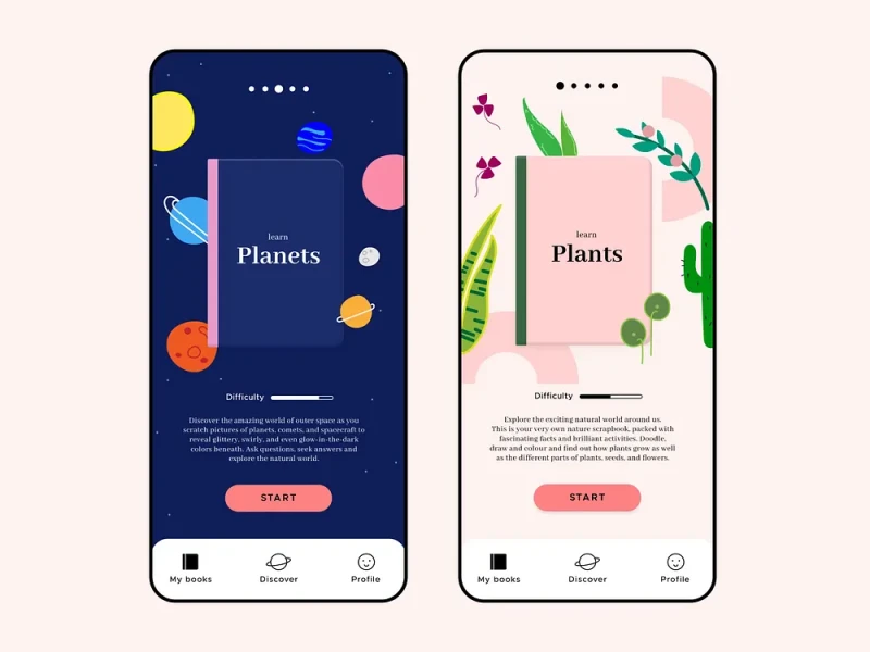 تطبيقات التعليم والتعلم — تصميم #967