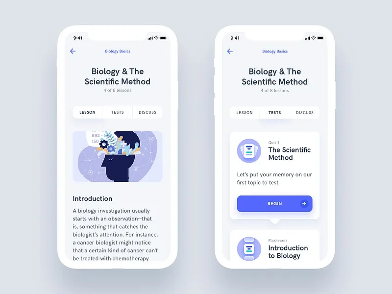 تطبيقات التعليم والتعلم — تصميم #974