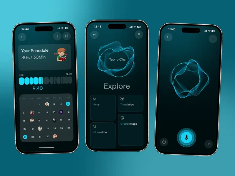 تطبيقات التعليم والتعلم — تصميم #975