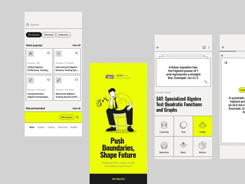 تطبيقات التعليم والتعلم — تصميم #982