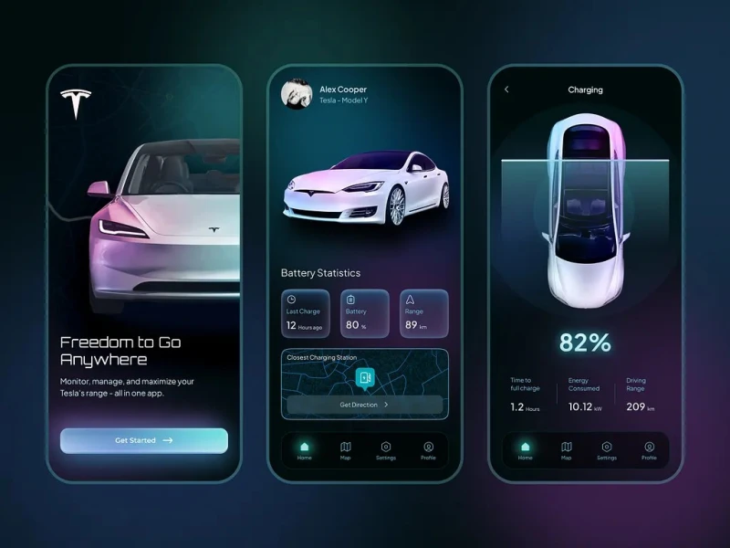 تطبيقات السيارات — تصميم #1397