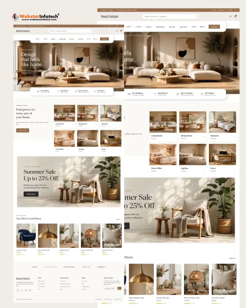 مواقع العقارات — تصميم #3786